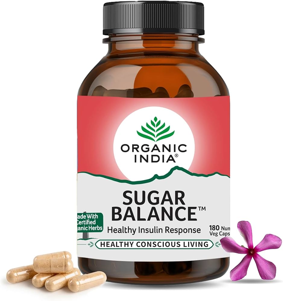 ORGANIC INDIA SUGAR BALANCE 60 CAPSULES